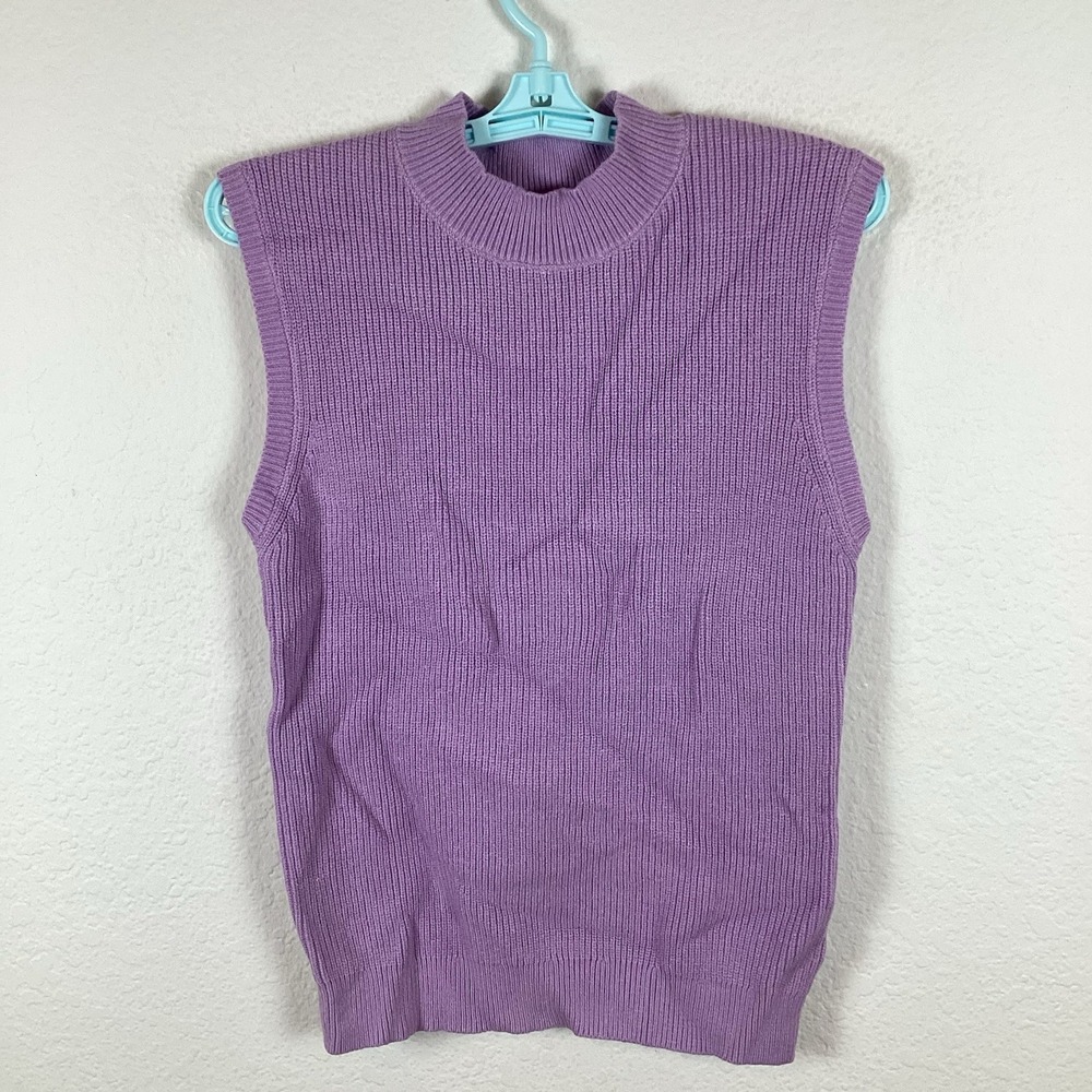 Amarmia Womens Sweater Sz S Sleeveless Soft Comfort Warm Pullover Excellent